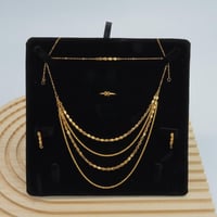 طقم ذهب اربعة دور عيار 21 وزن 8.7 جرام