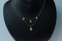 شوكر ذهب البوشرون تصميم الماسي عيار 18 بوزن 1.1 جر...