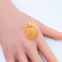 خاتم ذهب عيار 21 وزن 3.99 جرام