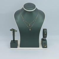 طقم ذهب الببلز دورين عيار 21 وزن 3.1 جرام