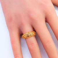 خاتم ذهب عيار 21 وزن 1.45 جرام