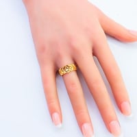 خاتم ذهب غصن الزيتون عيار 21