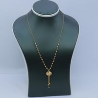 سلسال ذهب عيار 21 النعومة المتدلية وزن 6.14 جرام