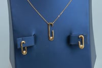 طقم ذهب المسيكاء عيار 21 وزن 5.9 جرام