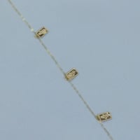 طقم ذهب عيار 18 تصميم السبيكة وزن 2.66 جرام