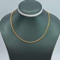 عقد ذهب المبروم عيار 21 وزن 2.6 جرام