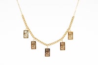 سلسال الجنزير شكل السبيكة بنقشة عروسة البحر عيار 2...