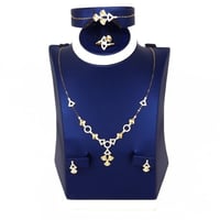 طقم بلغاري تصميم الماسي عيار 18