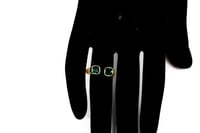 خاتم ذهب عيار 18 تصميم الماسي ايطالي وزن 2.2 جرام