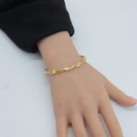 سوارة ذهب الا وميقا المطاطية عيار 18 وزن 3.2 جرام