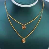 سلسال ذهب الوردة دورين عيار 21 وزن 3.35 جرام