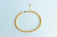 سوارة ذهب الببلز عيار 18 وزن 4.7 جرام