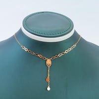 سلسال ذهب ناعم تصميم السبيكة البيضاوي عيار 21 وزن...