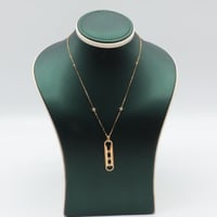 عقد ذهب المسيكاء تصميم الماسي عيار 18 وزن 4.45 جرا...