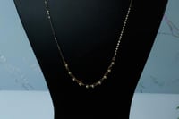 سلسال ذهب كرات الليزر نواعم عيار 18 وزن 0.6 جرام