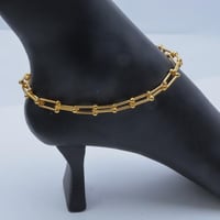 خلخال ذهب المونيكا عيار 21 وزن 10.58 جرام