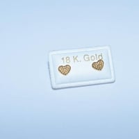 حلق طبي ذهب عيار 18 المواليد وزن 0.3 جرام - تصميم...