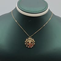 عقد ذهب الشومية تصميم الماسي عيار 18 وزن 2.69 جرام