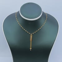 سلسال ذهب عيار 21 اللمسة المتدلية وزن 4.6 جرام