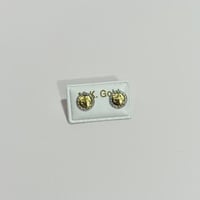 افضل حلق طبي ذهب عيار 18 بتصميم دائري وزن 0.3 جرام