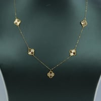 نصف طقم ذهب تصميم الفان كليف عيار 21 وزن 3.85 جرام