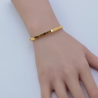 سوارة ذهب اللوف الرفيعة عيار 21