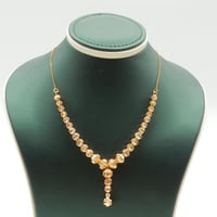 عقد ذهب عيار 21 المسبحة الراقية وزن 10.6 جرام