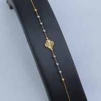 اسوارة ذهب فان كليف بتصميم ناعم عيار 21 وزن 2.38 ج...