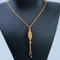 سبحه طويله ذهب عيار 21 وزن 4.8 جرام