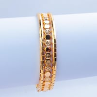 غوايش ذهب عيار 21 بكج كوبرا مع شومية وزن 14.9 جرام