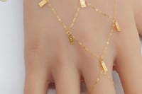 كف ذهب تصميم السبيكة عيار 21 وزن 0.8 جرام