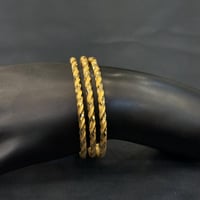 غوايش ذهب مبرومة عيار 21 لفّة النور