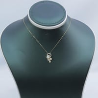 سلسال ذهب عيار 18 الماسي الناعم وزن 1.2 جرام