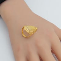 خاتم ذهب عيار 21 وزن 2.6 جرام