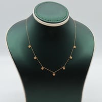 تشوكر ذهب عيار 18 تصميم الماسي وزن 1.5 جرام