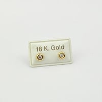 حلق طبي ذهب عيار 18 للمواليد وزن 0.3 جرام – تصميم...