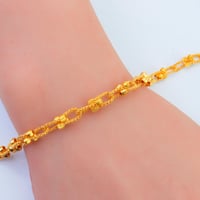 سوارة ذهب المونيكاء عيار 21 وزن 7.84 جرام