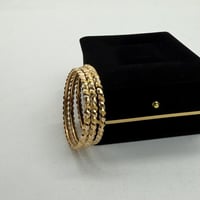 غوايش ذهب بكج حب الهيل عيار 21 وزن 12 جرام تصميم ن...