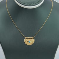 عقد ذهب الرمش عيار 21 وزن 2.24 جرام