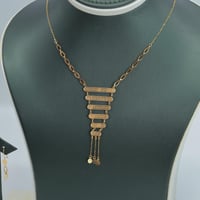 طقم ذهب عيار 21 وزن 2.7 جرام