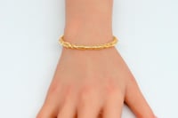 سوارة ذهب الاوميقاء المطاطي عيار 18 وزن 3.1 جرام