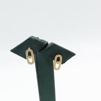 حلق ذهب المسيكاء عيار 18 وزن 0.95 جرام