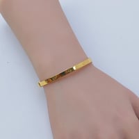 سوارة ذهب اللوف الرفيعة عيار 21