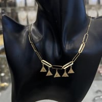 عقد ذهب ايطالي مميز عيار 18 وزن 4.15 جرام