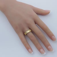 دبلة فان كليف ذهب عيار 18 نسائية وزن 3.5 جرام