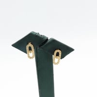 حلق ذهب المسيكاء عيار 18 وزن 0.95 جرام