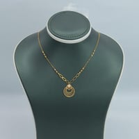 عقد ذهب عيار 21 وزن 3.6 جرام