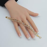 اسوارة ذهب ايطالي عيار 18 ذهب صافي وزن 4.61 جرام