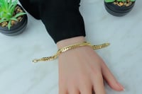 افخم اسوارة ذهب جنزير سادة عيار 18 بوزن 5.8 جرام