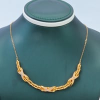 طقم ذهب تركي ثقيل وراهي عيار 21 وزن 22.70 جرام